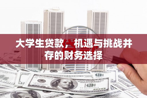冈山大学生贷款，机遇与挑战并存的财务选择