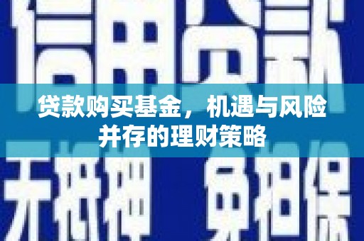 冈山贷款购买基金，机遇与风险并存的理财策略