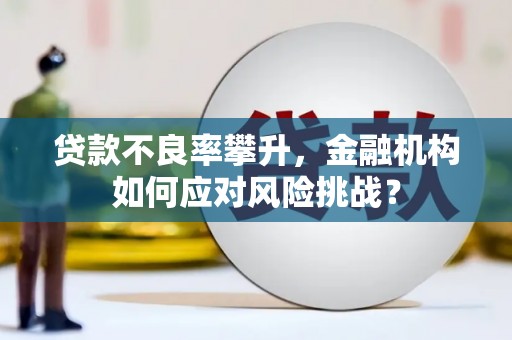 冈山贷款不良率攀升，金融机构如何应对风险挑战？