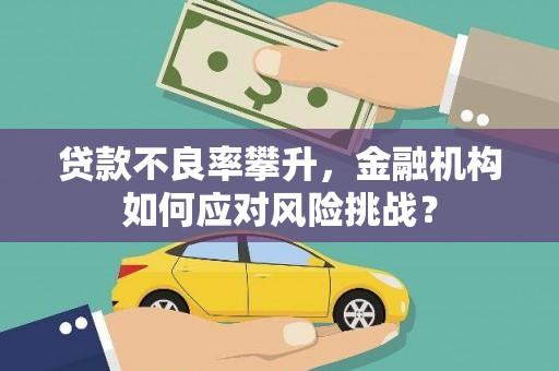 冈山贷款不良率攀升，金融机构如何应对风险挑战？
