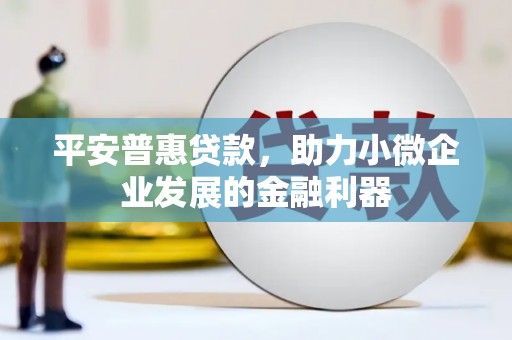 冈山平安普惠贷款，助力小微企业发展的金融利器