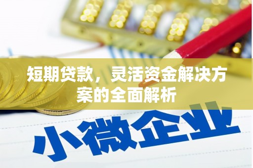 冈山短期贷款，灵活资金解决方案的全面解析