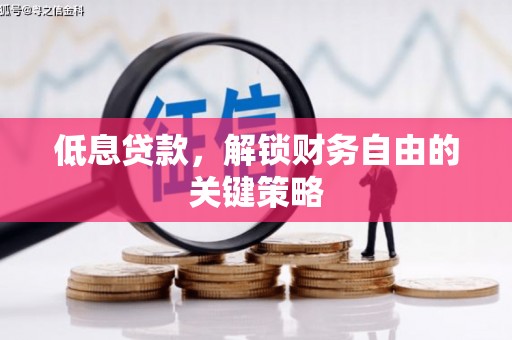 冈山低息贷款，解锁财务自由的关键策略