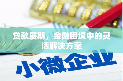 冈山贷款展期，金融困境中的灵活解决方案