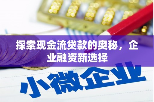 冈山探索现金流贷款的奥秘，企业融资新选择