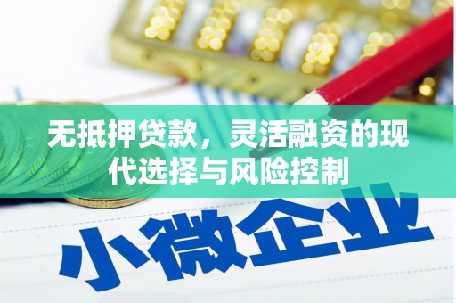 冈山无抵押贷款，灵活融资的现代选择与风险控制