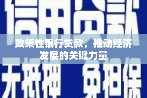 冈山政策性银行贷款，推动经济发展的关键力量