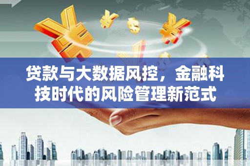 冈山贷款与大数据风控，金融科技时代的风险管理新范式