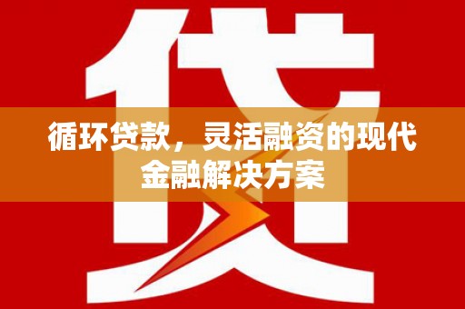 冈山循环贷款，灵活融资的现代金融解决方案