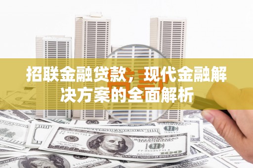 冈山招联金融贷款，现代金融解决方案的全面解析