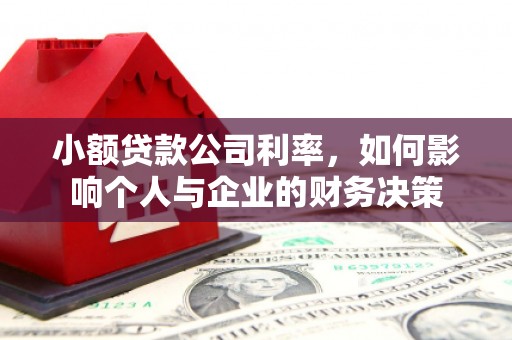 冈山小额贷款公司利率，如何影响个人与企业的财务决策