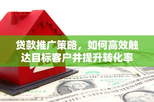 冈山贷款推广策略，如何高效触达目标客户并提升转化率