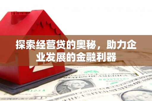 冈山探索经营贷的奥秘，助力企业发展的金融利器
