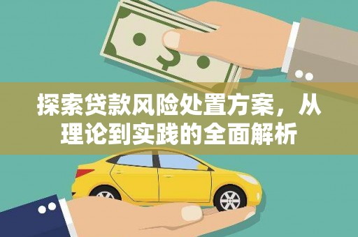 冈山探索贷款风险处置方案，从理论到实践的全面解析