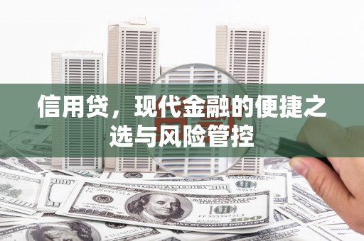 冈山信用贷，现代金融的便捷之选与风险管控