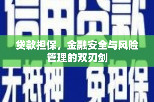 冈山贷款担保，金融安全与风险管理的双刃剑