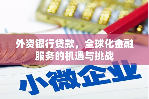 冈山外资银行贷款，全球化金融服务的机遇与挑战