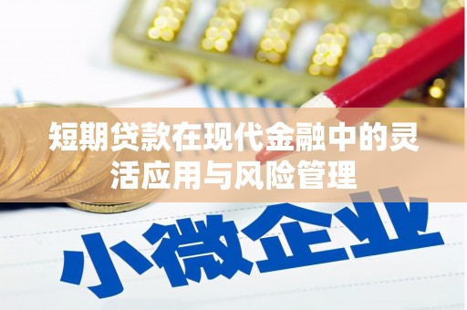 冈山短期贷款在现代金融中的灵活应用与风险管理