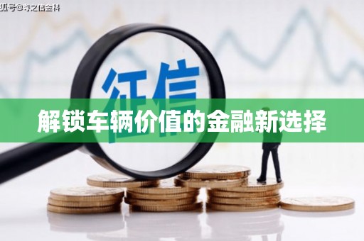 冈山解锁车辆价值的金融新选择
