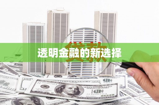 冈山透明金融的新选择