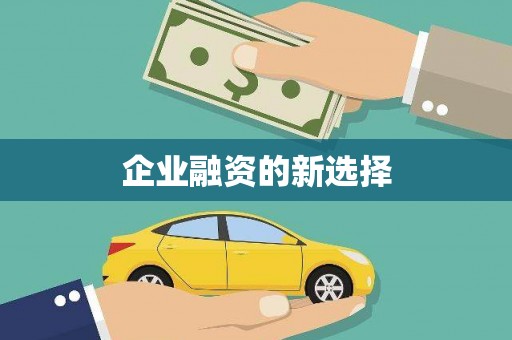 冈山企业融资的新选择
