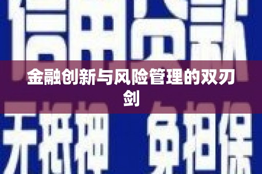 冈山金融创新与风险管理的双刃剑