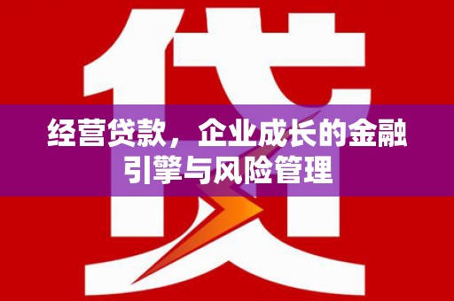 冈山经营贷款，企业成长的金融引擎与风险管理